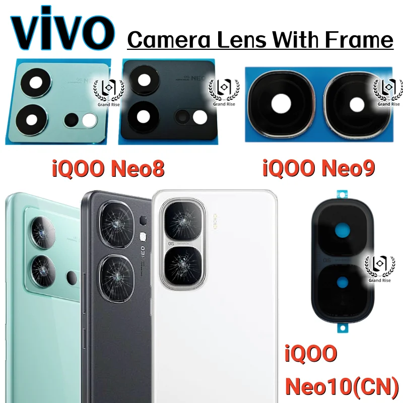 New For vivo iQOO Neo8 iQOO Neo9 iQOO Neo10 iqoo neo9 Rear Back Camera Glass Lens With Frame With Adhesive Sticker Replacement
New For vivo iQOO Neo8 iQOO Neo9 iQOO Neo10 iqoo neo9 Rear Back Camera Glass Lens With Frame With Adhesive Sticker Replacement