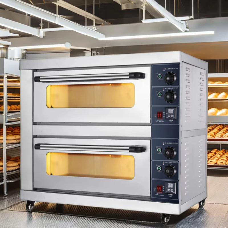 Commercial Equipment Bakery 2 Deck Maker Pizza Bread Electric Bake Oven For Sale
Commercial Equipment Bakery 2 Deck Maker Pizza Bread Electric Bake Oven For Sale