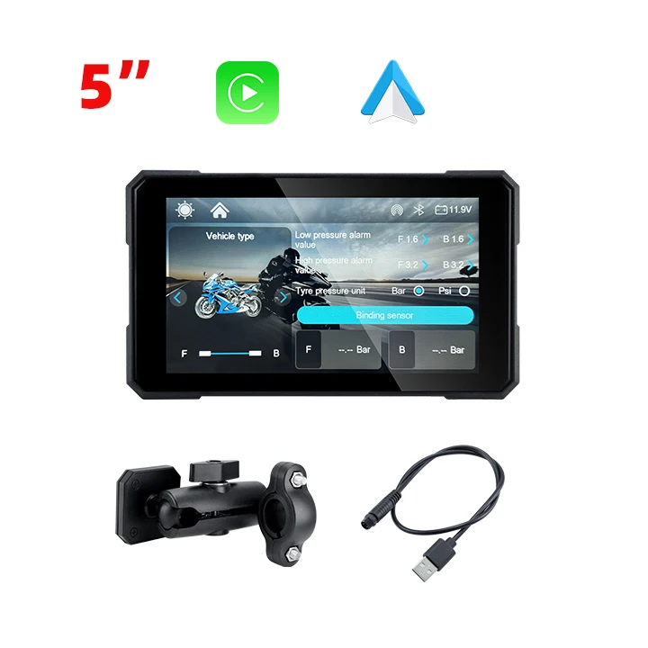 new EKIY Waterproof Motorcycle Carplay with TPMS 5 Inch Navigation Wireless WIFI CarPlay Android Auto Screen Mirroring Display
new EKIY Waterproof Motorcycle Carplay with TPMS 5 Inch Navigation Wireless WIFI CarPlay Android Auto Screen Mirroring Display