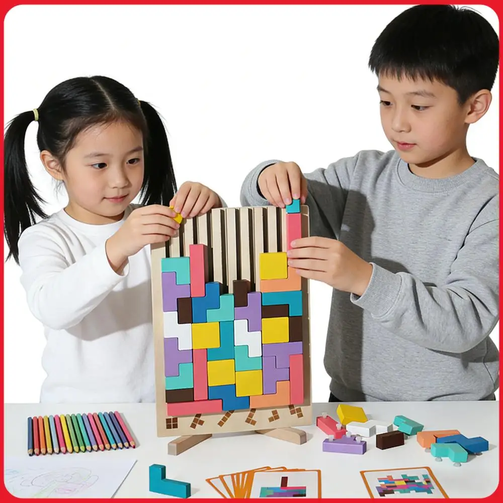 Wooden Montessori Russian Blocks Puzzle 3D Russian Block Puzzle Jigsaw Gift for 14+ Year Old Boys and Girls
Wooden Montessori Russian Blocks Puzzle 3D Russian Block Puzzle Jigsaw Gift for 14+ Year Old Boys and Girls