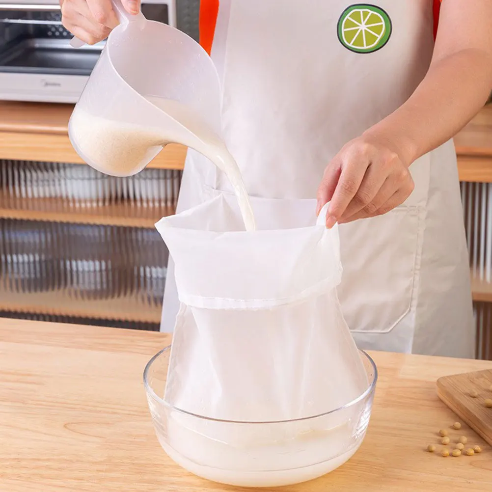 10 Pcs Filter Bag Reusable Nylon Straining Mesh Kitchen Juice Soy Milk Cold Brew Bags Portable Nut Milk Bag Large
10 Pcs Filter Bag Reusable Nylon Straining Mesh Kitchen Juice Soy Milk Cold Brew Bags Portable Nut Milk Bag Large