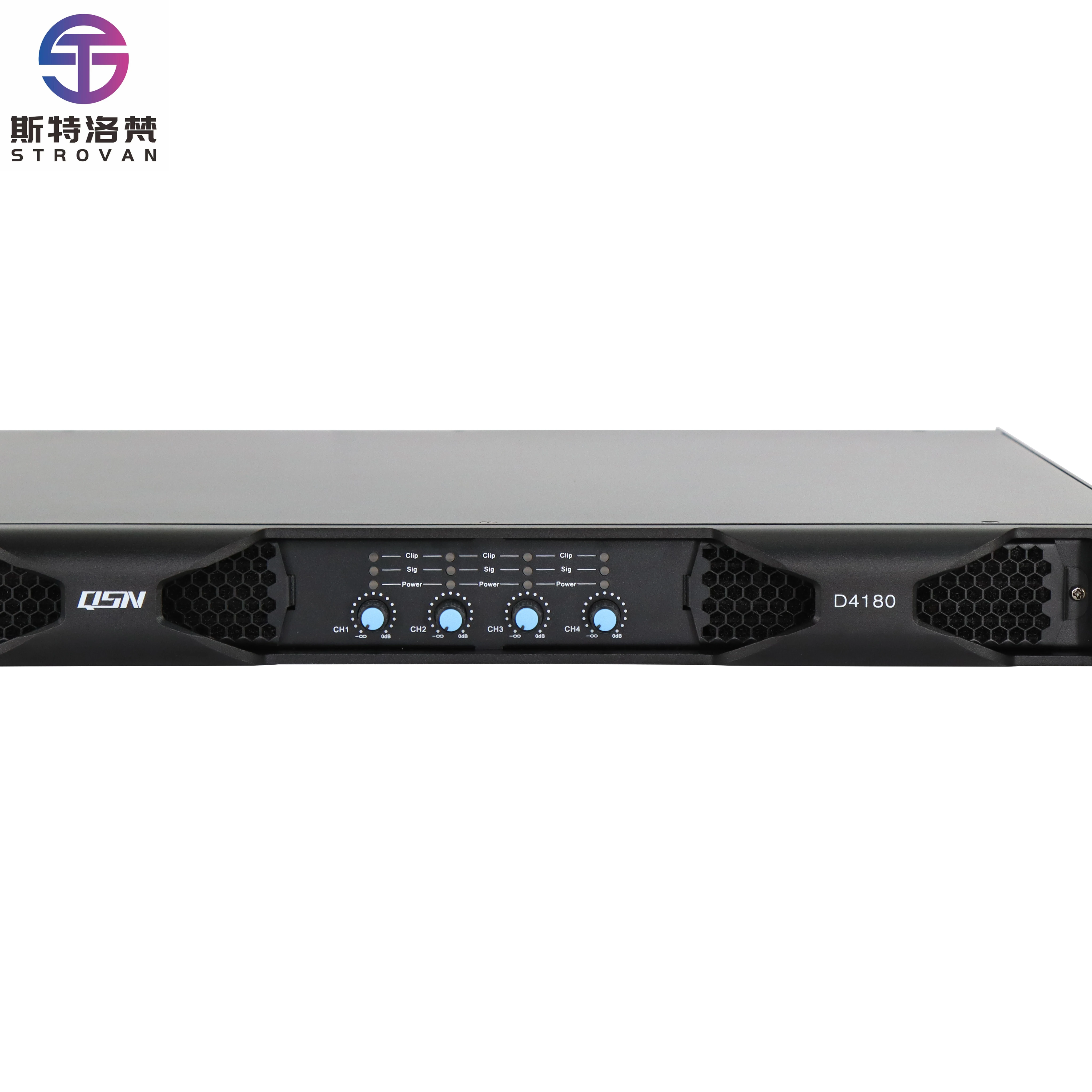 Compact Design D4180 4 Channel Professional Amplifier Series
Compact Design D4180 4 Channel Professional Amplifier Series