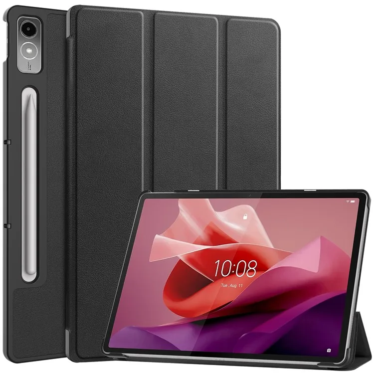 For Lenovo Tab P12 PU Leather Case Tri-Fold Stand Full Protection Tablet Cover - Black
For Lenovo Tab P12 PU Leather Case Tri-Fold Stand Full Protection Tablet Cover - Black