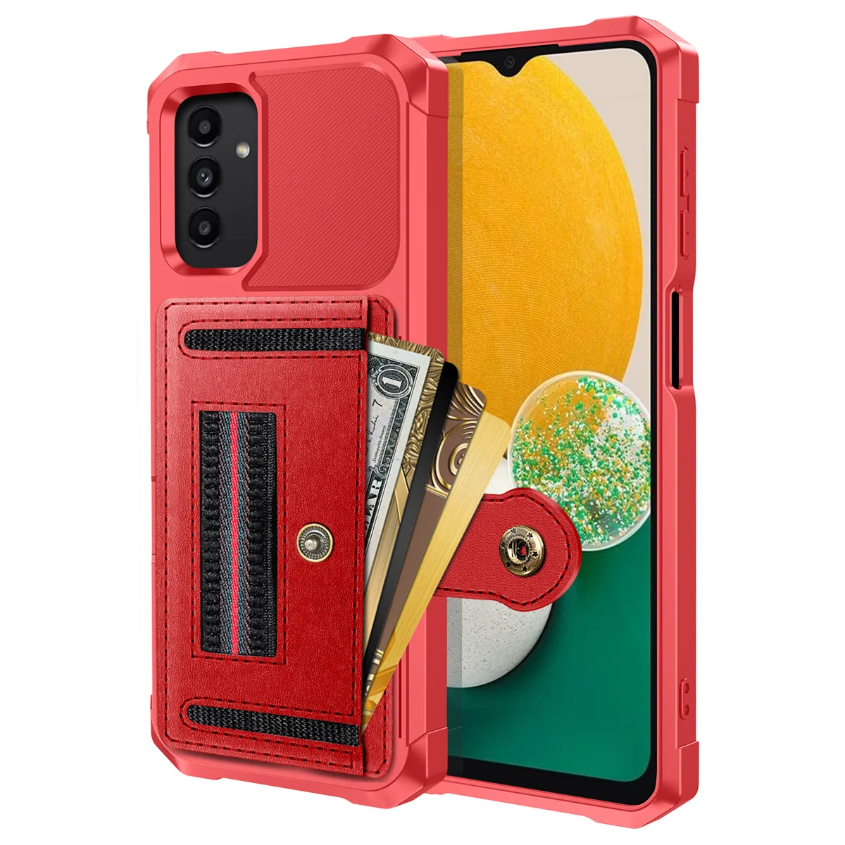 Luxury Card Holder Wristband Grip Case for Galaxy A12 F12 M12 M13 M23 A13 A23 A32 A33 A52 A52S A53 A72 A73 A04S Slim Wallet Case
Luxury Card Holder Wristband Grip Case for Galaxy A12 F12 M12 M13 M23 A13 A23 A32 A33 A52 A52S A53 A72 A73 A04S Slim Wallet Case