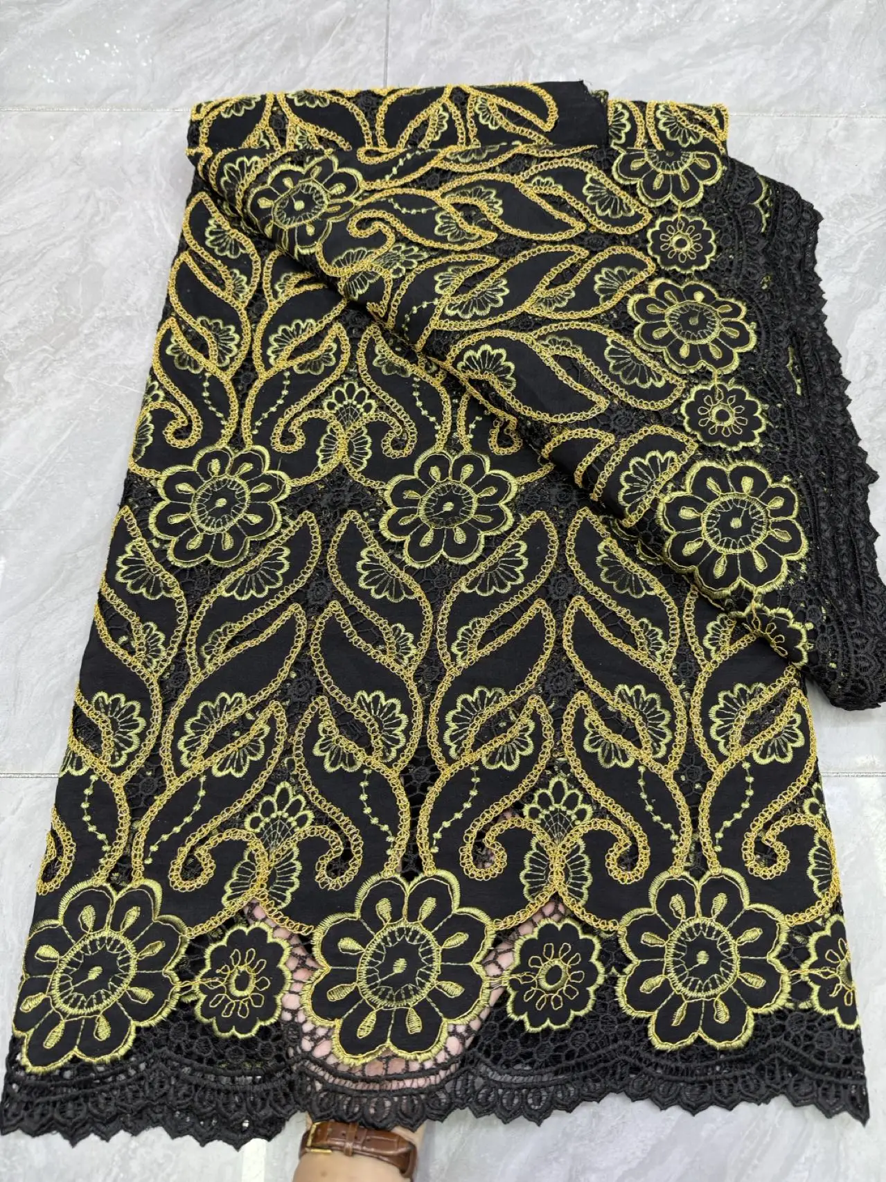 2026 High-Quality Africa Nigerian Sequins Cotton Embroidery Lace Fabric Tulle for Wedding Party Dress Chiffon 5Yards jy532
2026 High-Quality Africa Nigerian Sequins Cotton Embroidery Lace Fabric Tulle for Wedding Party Dress Chiffon 5Yards jy532