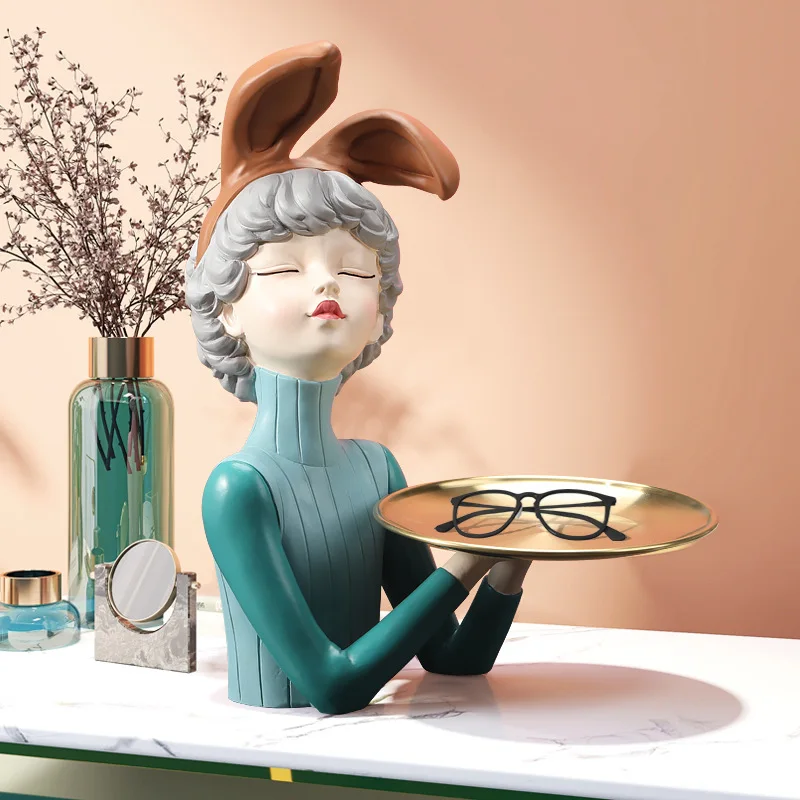 %¥Girl Figurine Decor Resin Decoration Creative Ornament Figure with Tray Art Sculptures and Statues for Home Office Living Room
%¥Girl Figurine Decor Resin Decoration Creative Ornament Figure with Tray Art Sculptures and Statues for Home Office Living Room