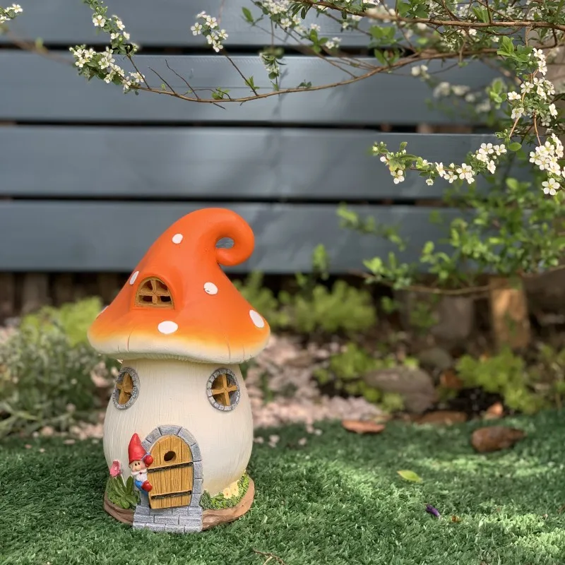 Cartoon Resin Solar Energy Mushroom House Statue Ornaments Outdoor Courtyard Micro Landscape Craft Garden Decoration Accessories
Cartoon Resin Solar Energy Mushroom House Statue Ornaments Outdoor Courtyard Micro Landscape Craft Garden Decoration Accessories