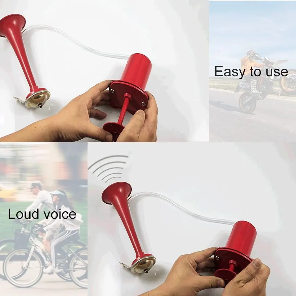 New Metal Air Horns Loud Sounds Multipurpose Bike Horn Classic Easy Installation Bicycle Horn For Any Vehicles
New Metal Air Horns Loud Sounds Multipurpose Bike Horn Classic Easy Installation Bicycle Horn For Any Vehicles