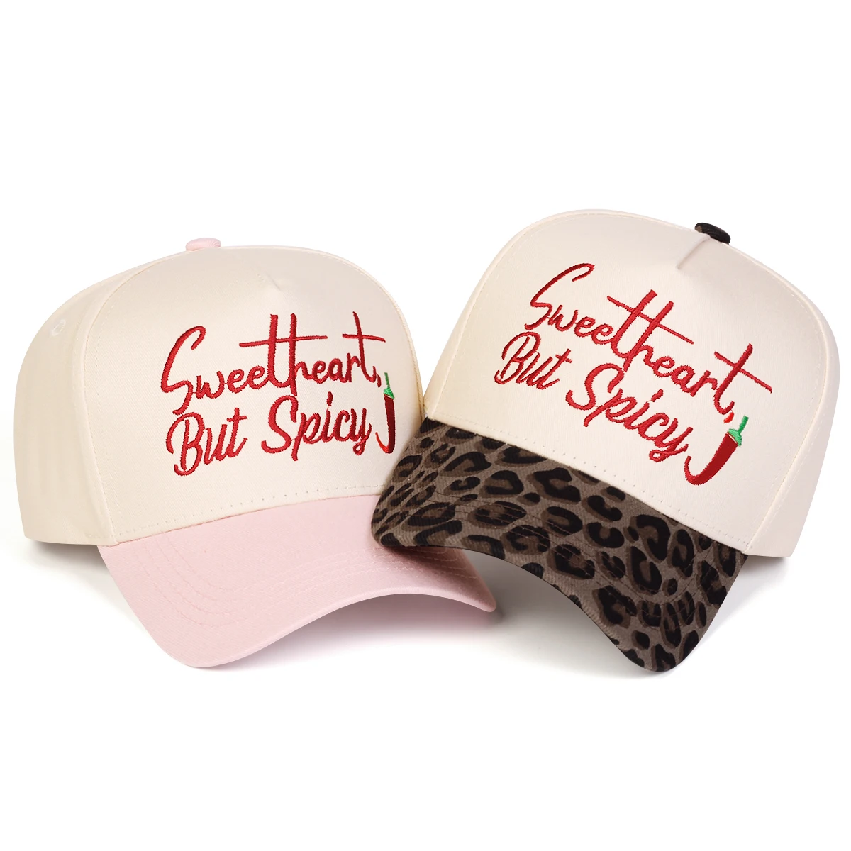 Unisex SWEETHEART BUT SPICY Letter Embroidery Baseball Cap Spring Autumn Outdoor Adjustable Casual Hats Sunscreen Hat Sports Cap
Unisex SWEETHEART BUT SPICY Letter Embroidery Baseball Cap Spring Autumn Outdoor Adjustable Casual Hats Sunscreen Hat Sports Cap