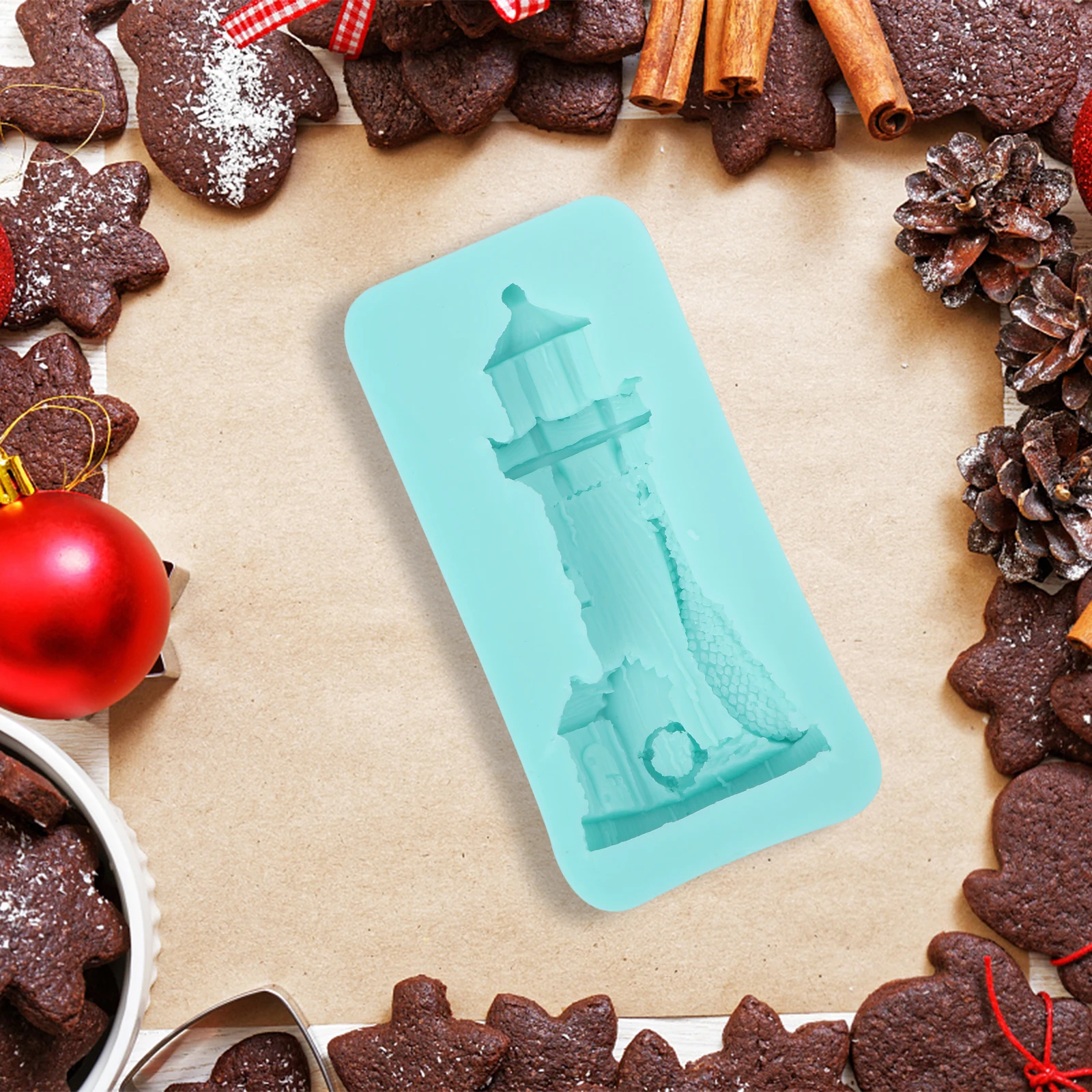 Creative Lighthouse Silicone Cake Mold Premium Baking Tool for Cupcakes Cakes Desserts Biscuits Fondant
Creative Lighthouse Silicone Cake Mold Premium Baking Tool for Cupcakes Cakes Desserts Biscuits Fondant