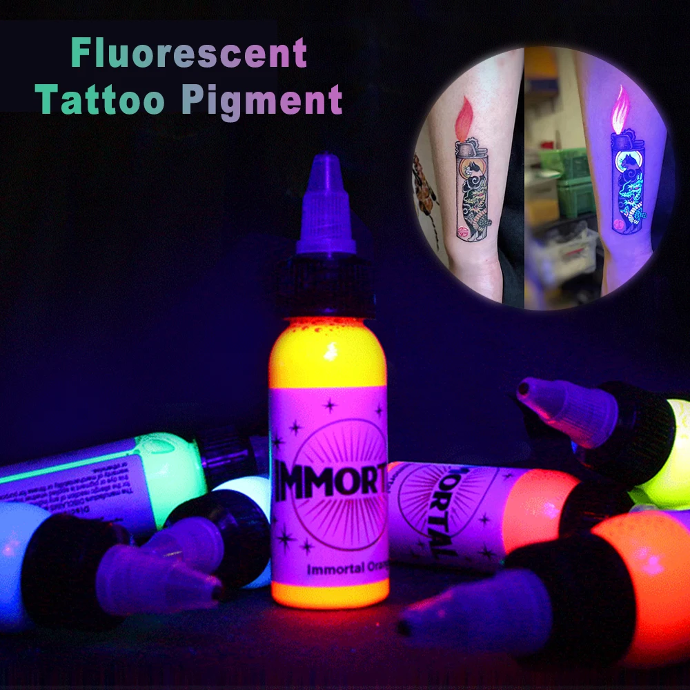 15ml Professional Safe Black Light Tattoo Uv Ink DIY Purple Light Fluorescent Tattoo Pigment Permanent Makeup for Body Painting
15ml Professional Safe Black Light Tattoo Uv Ink DIY Purple Light Fluorescent Tattoo Pigment Permanent Makeup for Body Painting