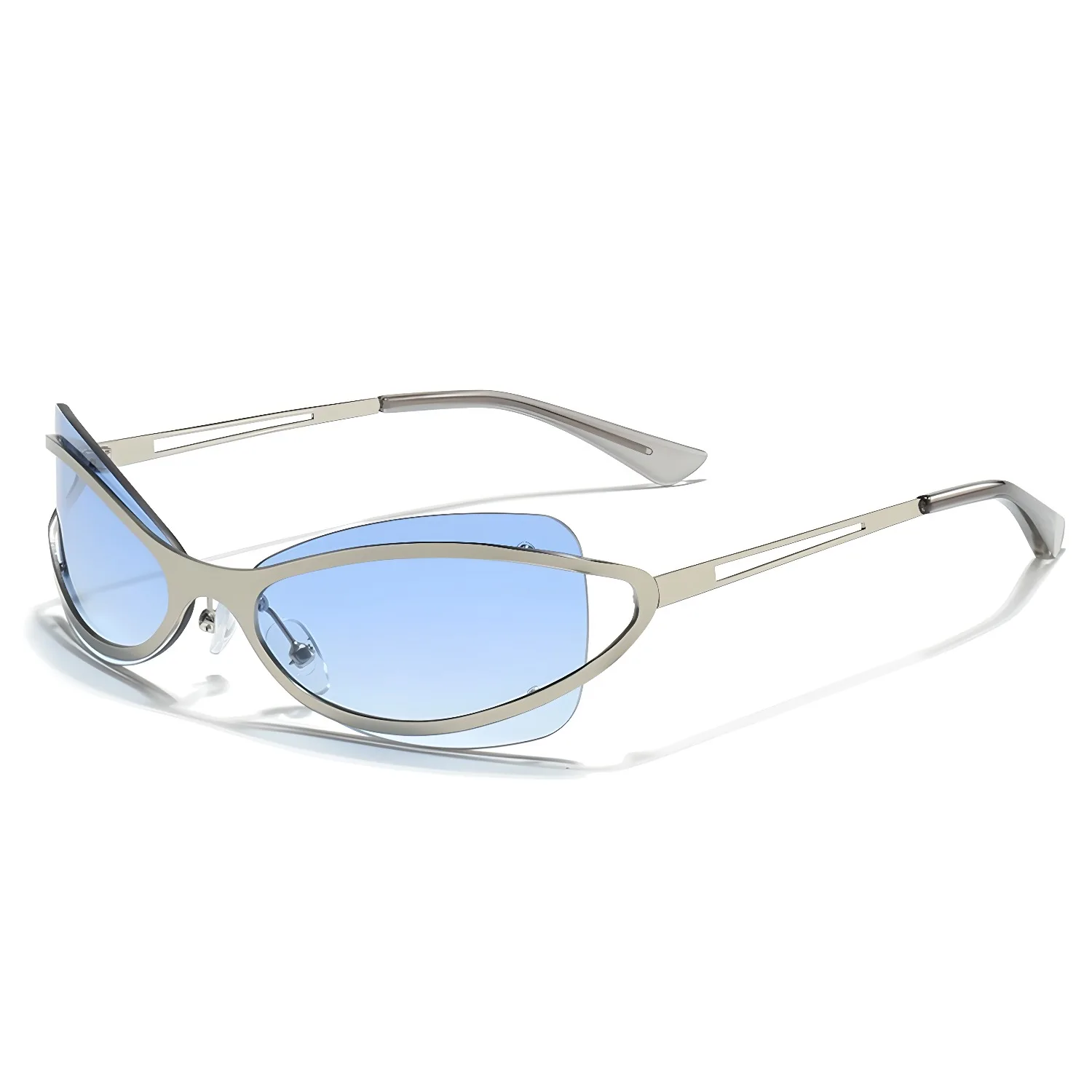 Y2K Cat Eye Metal Sunglasses Women Irregular Alien Cyberpunk UV400 Hip Hop Trendy Goth Silver Frame Fashion Eyewear SZ3611
Y2K Cat Eye Metal Sunglasses Women Irregular Alien Cyberpunk UV400 Hip Hop Trendy Goth Silver Frame Fashion Eyewear SZ3611
