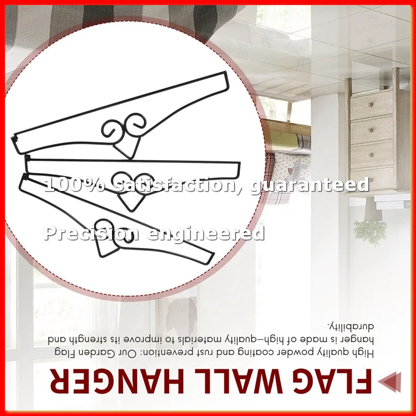 3Pcs Garden Flag Wall Hanger Powder Coated Iron Banner Holder Bracket for Flags Calendar Towels Decoration-A73M
3Pcs Garden Flag Wall Hanger Powder Coated Iron Banner Holder Bracket for Flags Calendar Towels Decoration-A73M