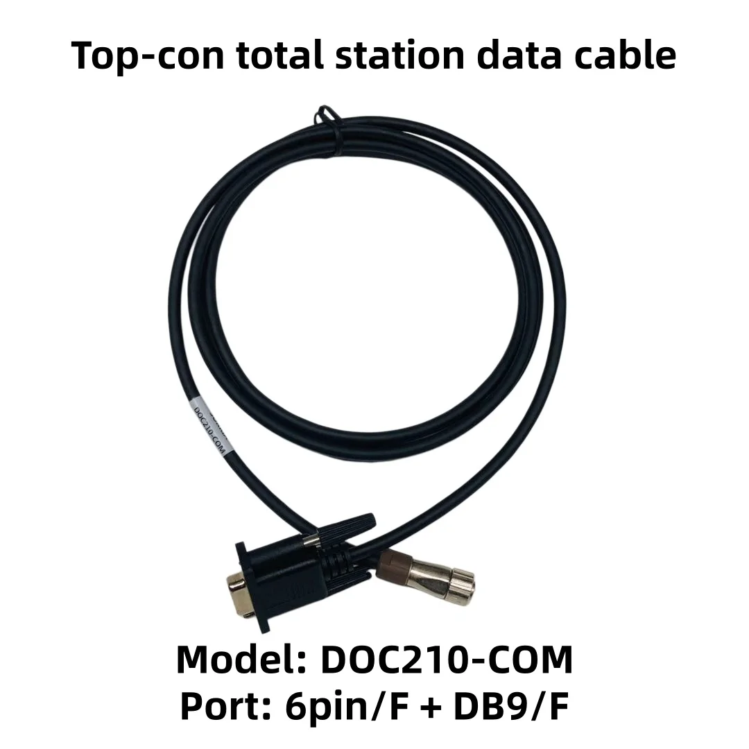 New Cable DOC210 COM SERIAL RS232 DATA CABLE APPLICABLE TO TON-CON/SOK-KIA TOTAL STATION CONNECT TO PC,6PIN TO DB9/F
New Cable DOC210 COM SERIAL RS232 DATA CABLE APPLICABLE TO TON-CON/SOK-KIA TOTAL STATION CONNECT TO PC,6PIN TO DB9/F