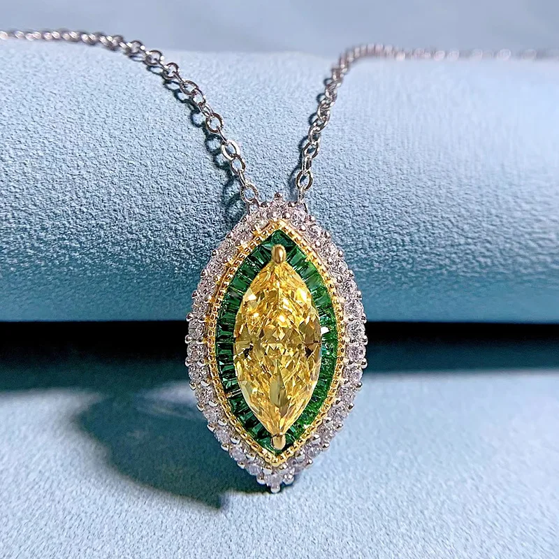 Marquise cut Topaz Diamond Pendant 925 Sterling Silver Party Wedding Pendants Necklace For Women Bridal Engagement Jewelry Gift
Marquise cut Topaz Diamond Pendant 925 Sterling Silver Party Wedding Pendants Necklace For Women Bridal Engagement Jewelry Gift