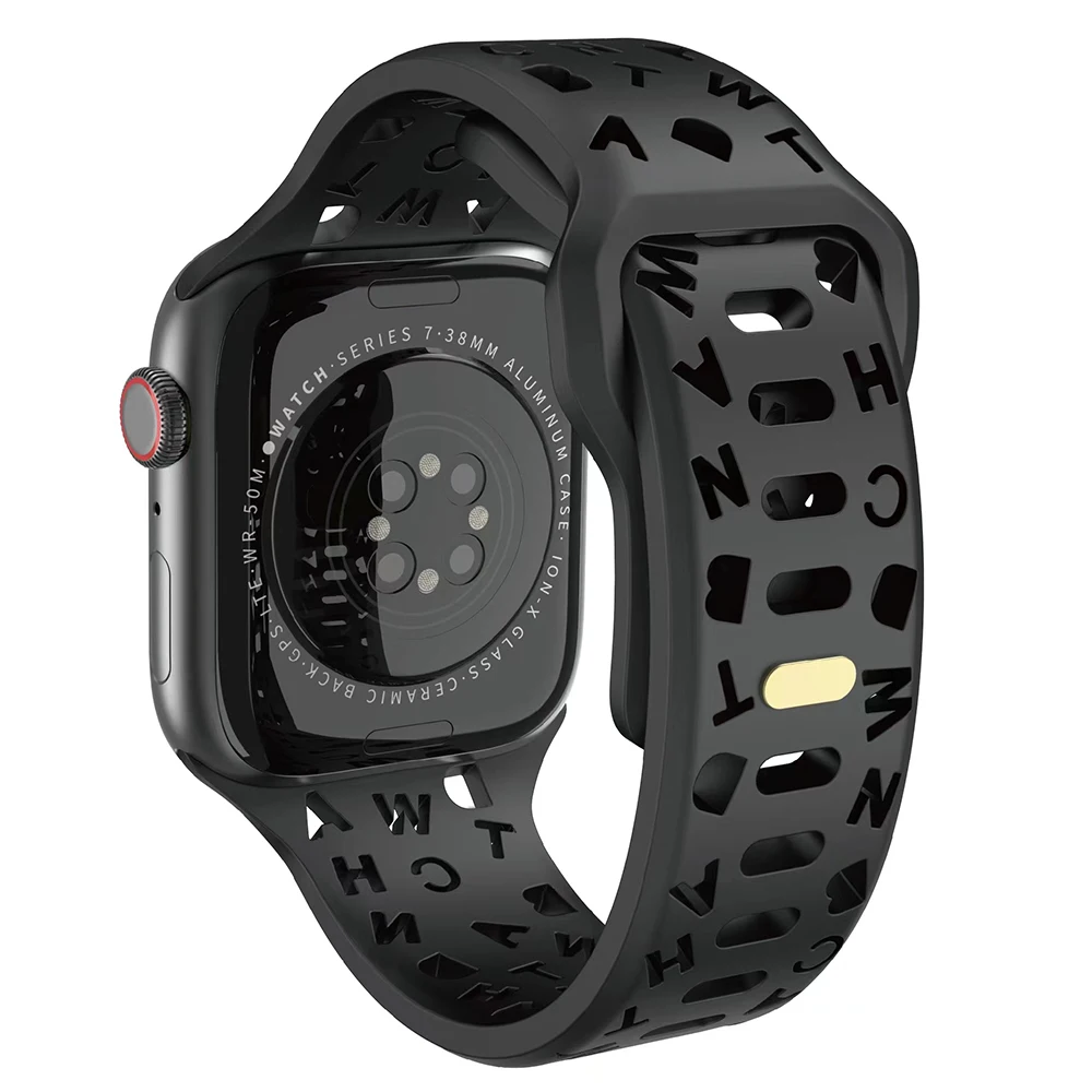 Силиконовые ремешки для Apple Watch, доступны в 44 мм, 45 мм, 40 мм, 41 мм, 42-38 мм, 45 мм. Роман, стильные, ремни унисекс. 
Силиконовые ремешки для Apple Watch, доступны в 44 мм, 45 мм, 40 мм, 41 мм, 42-38 мм, 45 мм. Роман, стильные, ремни унисекс.