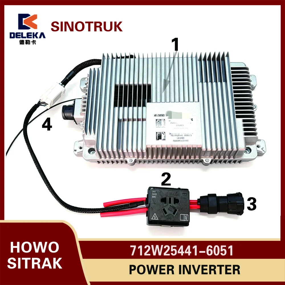 712W25441-6051 HOWO SITRAK C7H MAX Power Inverter 220V 1000W
712W25441-6051 HOWO SITRAK C7H MAX Power Inverter 220V 1000W