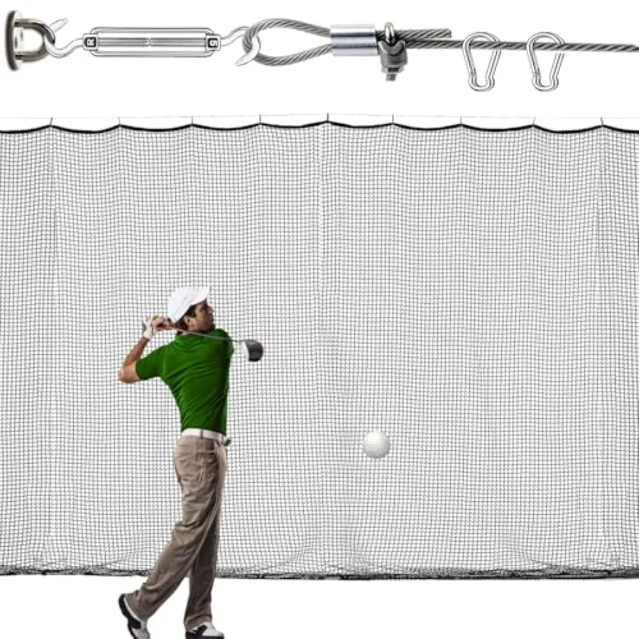 Golf Practice Net, // Golf Hitting Hanging Kit, Sports Practice Barrier Net for Backyard and Garage, Indoor/Outdoor DIY Sports
Golf Practice Net, // Golf Hitting Hanging Kit, Sports Practice Barrier Net for Backyard and Garage, Indoor/Outdoor DIY Sports