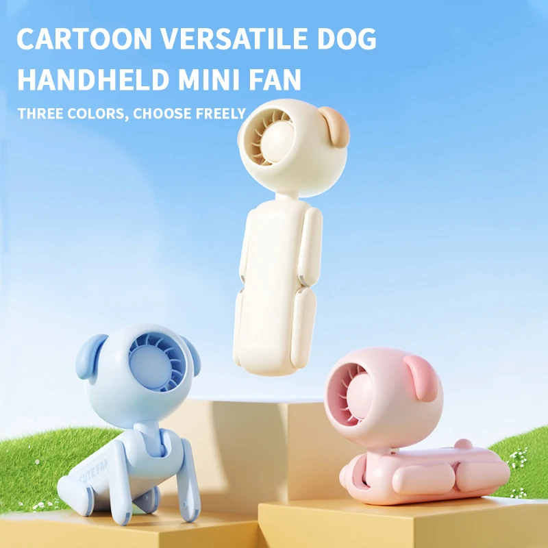 Cute Dog Turbofan Electric Fan, Portable Handheld Desktop Dual-Use Mini Fan for Outdoor Indoor Use
Cute Dog Turbofan Electric Fan, Portable Handheld Desktop Dual-Use Mini Fan for Outdoor Indoor Use