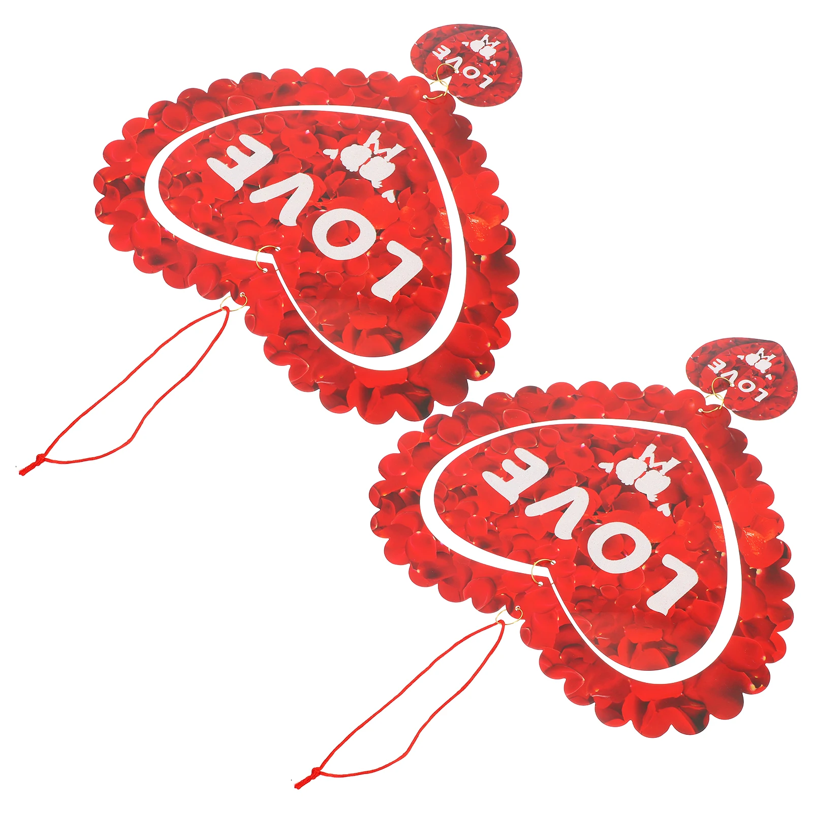 2 Sets Heart-Shaped Paper Ornaments Valentine Day Decorations For Party Home Indoor Outdoor Use Valentines Hanging Decorations
2 Sets Heart-Shaped Paper Ornaments Valentine Day Decorations For Party Home Indoor Outdoor Use Valentines Hanging Decorations