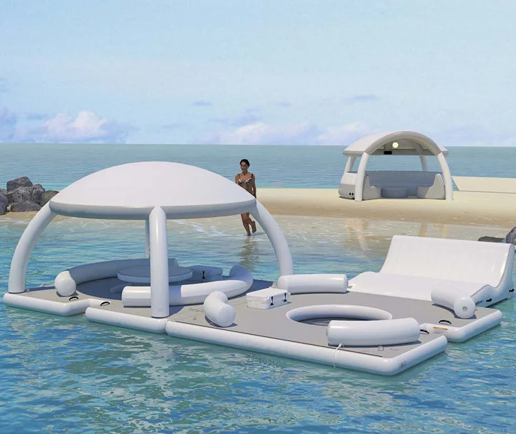 Custom Multi-Person Leisure Inflatable Floating Dock Leisure Bar Sofa Platform For Sea Water Play
Custom Multi-Person Leisure Inflatable Floating Dock Leisure Bar Sofa Platform For Sea Water Play