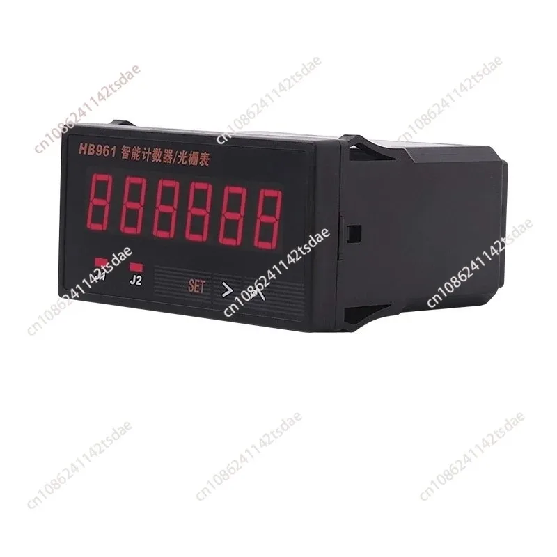HB961 electronic 6-bit digital display intelligent reversible counter, two sets of output for grating meter and HP961 universal
HB961 electronic 6-bit digital display intelligent reversible counter, two sets of output for grating meter and HP961 universal