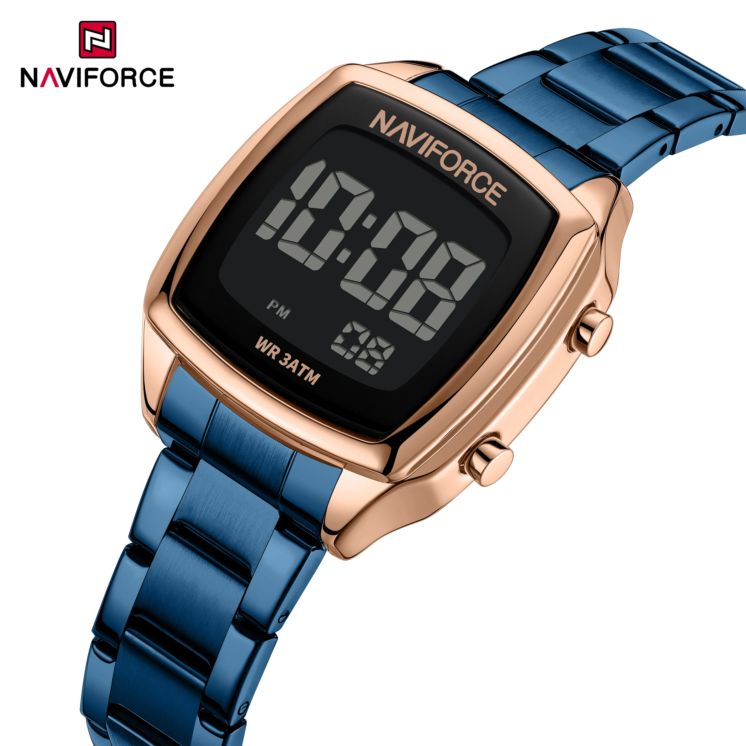 NAVIFORCE New Style Women's Electronic Sport Watch LCD Digital Display 30M Water Resistant Casual Outdoor Wristwatch Reloj Mujer
NAVIFORCE New Style Women's Electronic Sport Watch LCD Digital Display 30M Water Resistant Casual Outdoor Wristwatch Reloj Mujer
