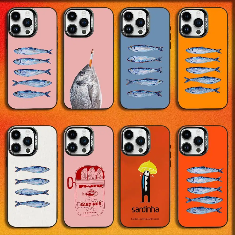 Cool Fish Sardines Phone Case For iPhone 16,15,14,13,12,11,Mini,Pro,E,MAX Black Candy Matte Shockproof Cover
Cool Fish Sardines Phone Case For iPhone 16,15,14,13,12,11,Mini,Pro,E,MAX Black Candy Matte Shockproof Cover