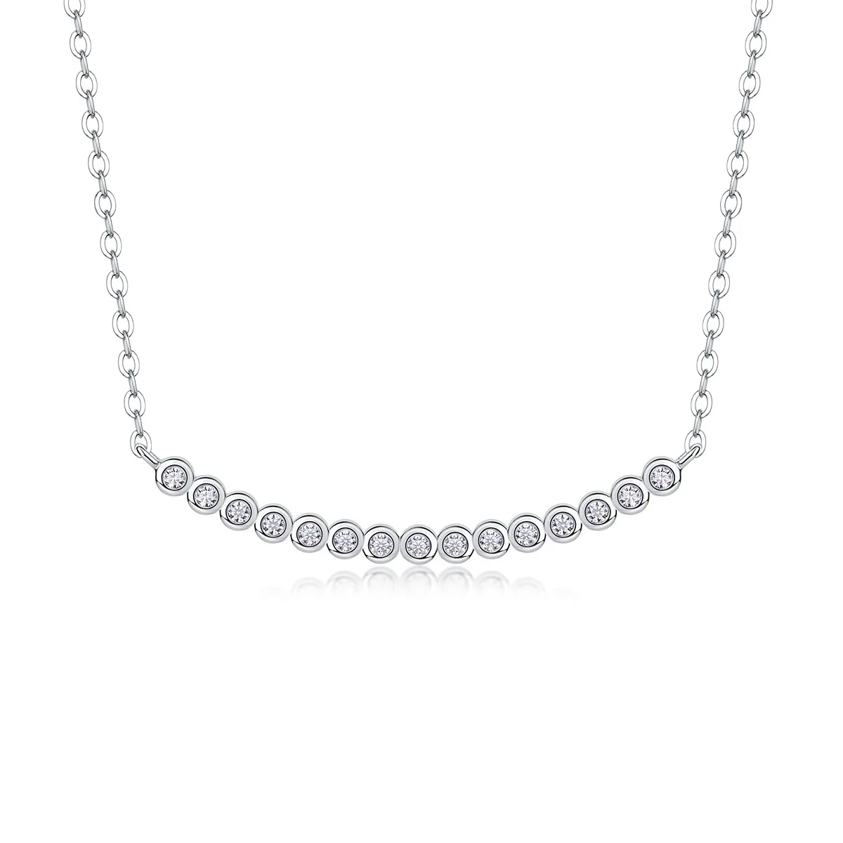 Ts 925 Sterling Silver Moissanite Necklace for Women Simple One-Line Pendant Necklace DVVs1 Moissanite Necklace Fine Jewelry
Ts 925 Sterling Silver Moissanite Necklace for Women Simple One-Line Pendant Necklace DVVs1 Moissanite Necklace Fine Jewelry