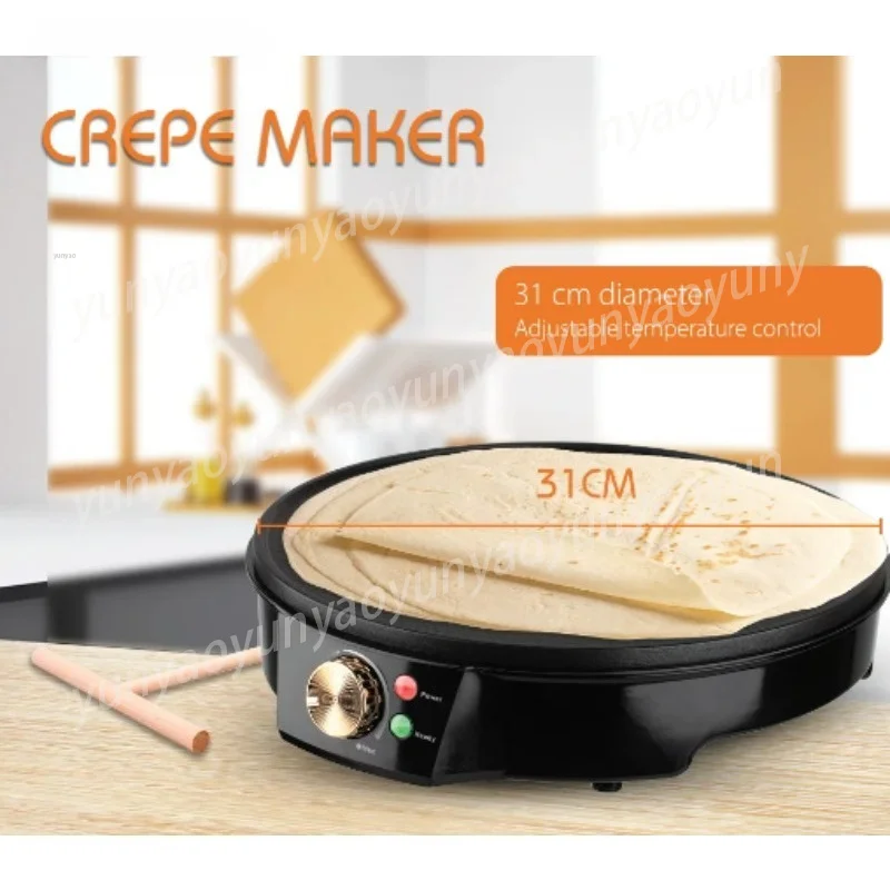 Adjustable Temp EU Crepe Maker Non Stick Pan for Household Pancake Thin Cake
Adjustable Temp EU Crepe Maker Non Stick Pan for Household Pancake Thin Cake