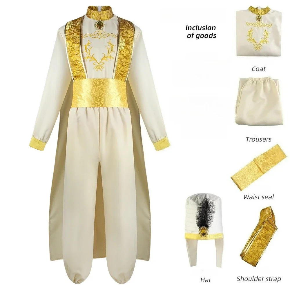 Aladdin and The Magic Lamp Aladdin Cosplay Costume Halloween Costumes for Adult Jasmine Men Aladdin Costume Suit
Aladdin and The Magic Lamp Aladdin Cosplay Costume Halloween Costumes for Adult Jasmine Men Aladdin Costume Suit