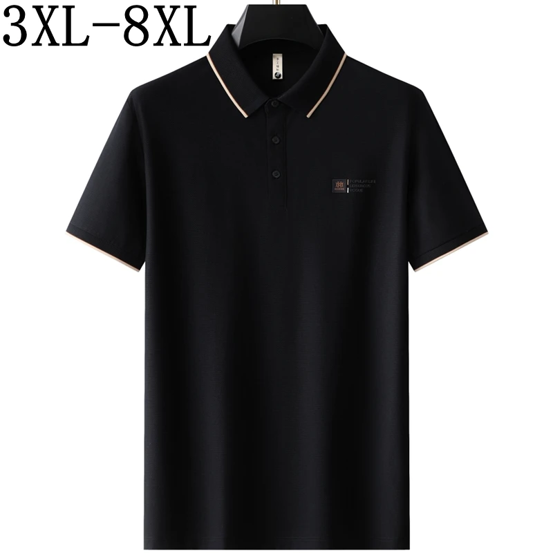 8XL 7XL 6XL 2025 Новая летняя элитная роскошная футболка-поло Мужские рубашки с короткими рукавами и лацканами Деловые повседневные свободные поло Homme
8XL 7XL 6XL 2025 Новая летняя элитная роскошная футболка-поло Мужские рубашки с короткими рукавами и лацканами Деловые повседневные свободные поло Homme