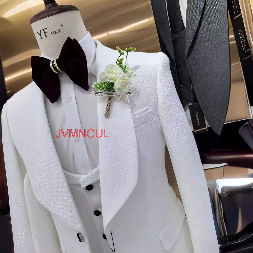 Men's 3 Piece Suit Slim Fit Hosting Ceremony Wedding Groom Formal Business Party Outfit Blazer Vest Pants Set Elegant Wear Style
Men's 3 Piece Suit Slim Fit Hosting Ceremony Wedding Groom Formal Business Party Outfit Blazer Vest Pants Set Elegant Wear Style