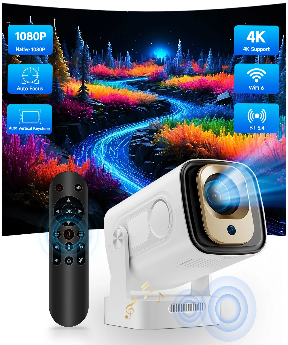 Magcubic HY310 330ANSI Android11 1080P Mini Projector 4K Auto Focus Native 5W Speaker Air Mouse Voice Assistant Upgrated HY300
Magcubic HY310 330ANSI Android11 1080P Mini Projector 4K Auto Focus Native 5W Speaker Air Mouse Voice Assistant Upgrated HY300