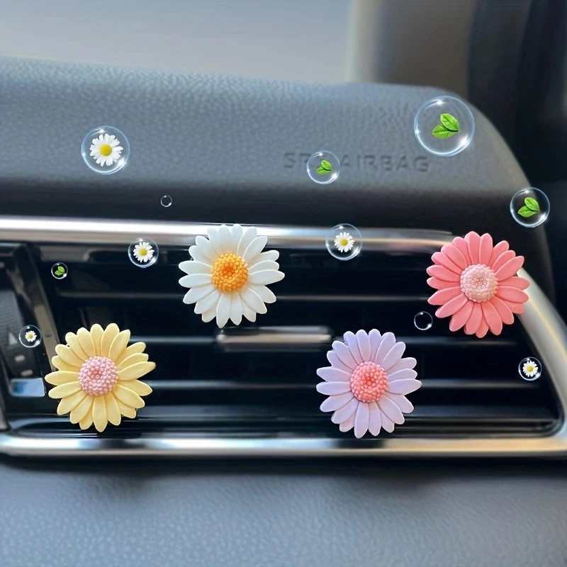 Car Air Outlet Aromatherapy Clip Flower Daisy Flower Car Perfume Clip Aromatherapy Air Conditioner Fresh Interior Accessories
Car Air Outlet Aromatherapy Clip Flower Daisy Flower Car Perfume Clip Aromatherapy Air Conditioner Fresh Interior Accessories