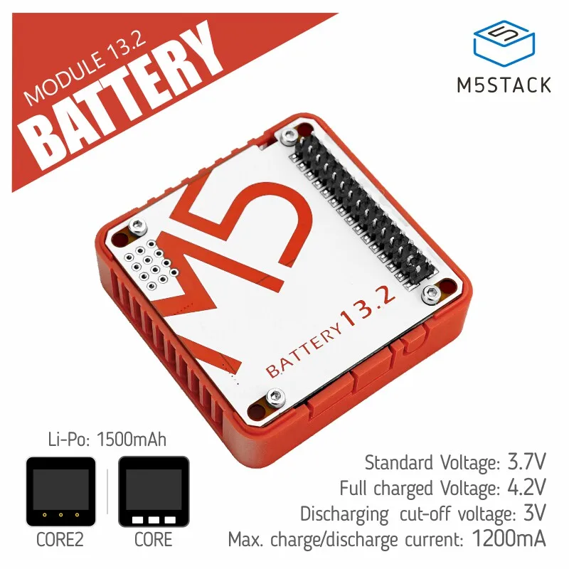 Аккумулятор M5Stack 13.2, 1500 мАч, литий-полимерный, импортированный от Huawei
Аккумулятор M5Stack 13.2, 1500 мАч, литий-полимерный, импортированный от Huawei