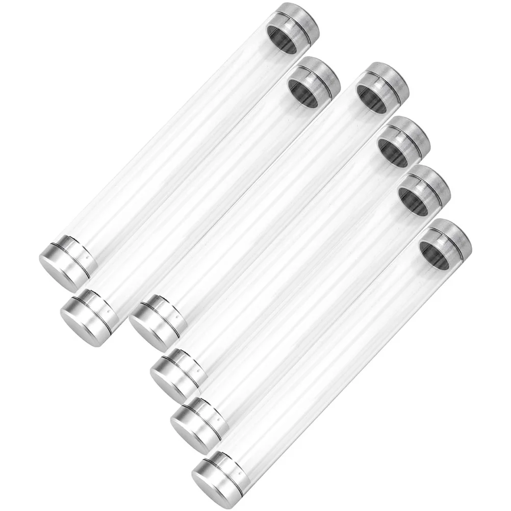 6 Pcs Container Transparent Pencil Case Holders Refills Black Acrylic Storage Tube
6 Pcs Container Transparent Pencil Case Holders Refills Black Acrylic Storage Tube