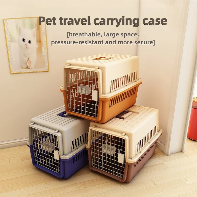 Pet Airline Carrier Thicken Portable Cats and Dogs Traveling Carrier Strong Bearing Capacity Car Dog Carriers Pet Products
Pet Airline Carrier Thicken Portable Cats and Dogs Traveling Carrier Strong Bearing Capacity Car Dog Carriers Pet Products
