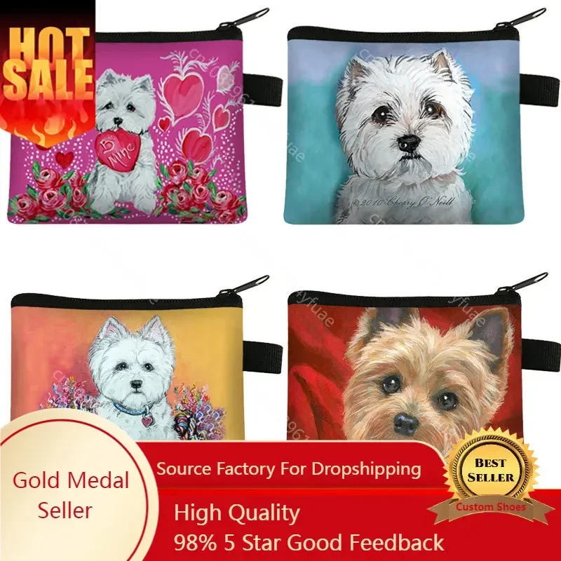 Funny Cartoon Pug Westie Dog Design Coin Purse Wallet Earphone Card Key Storage Bag For Unisex Mini Wallets
Funny Cartoon Pug Westie Dog Design Coin Purse Wallet Earphone Card Key Storage Bag For Unisex Mini Wallets