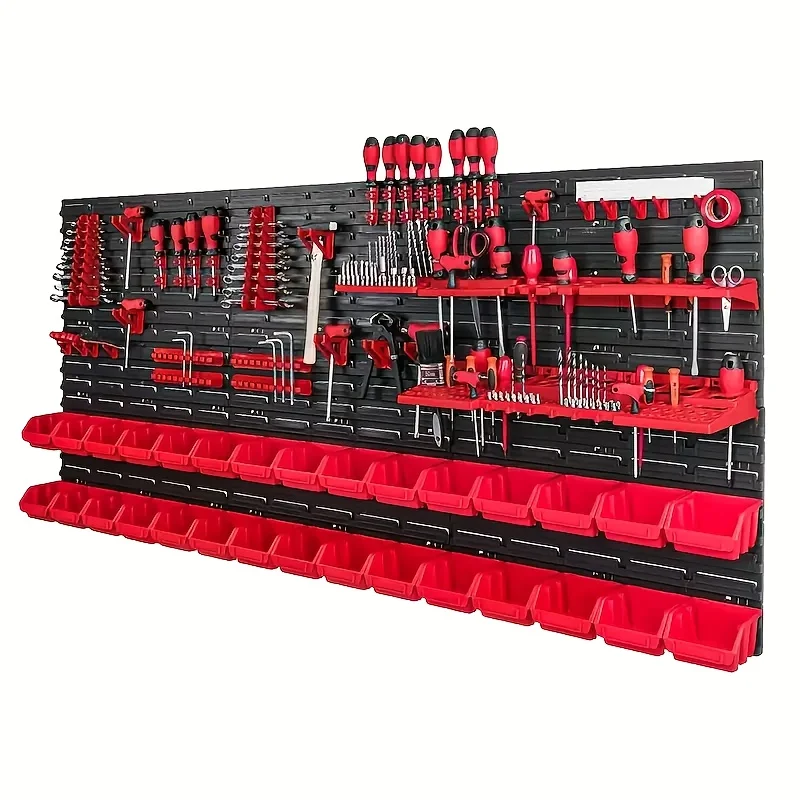 Multifunctional 98pcs Tool Storage King - Tool Hanging Board Set - Plastic Parts Box Utility Shelves-Valentine'S Day Gifts
Multifunctional 98pcs Tool Storage King - Tool Hanging Board Set - Plastic Parts Box Utility Shelves-Valentine'S Day Gifts