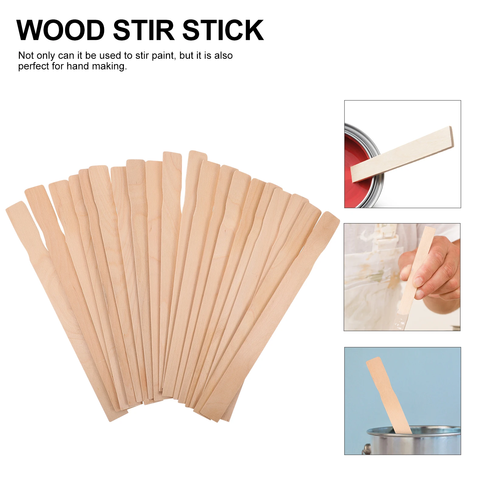 20 Pcs Paint Stir Stick Mixing Tools Wood Practical Eco Friendly Food Grade Stirrers For Home Restaurant Hotel Paint Whisking
20 Pcs Paint Stir Stick Mixing Tools Wood Practical Eco Friendly Food Grade Stirrers For Home Restaurant Hotel Paint Whisking