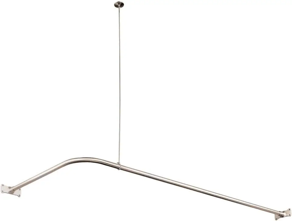 CC3146 L-Shaped Shower Curtain Rod, Polished Nickel
CC3146 L-Shaped Shower Curtain Rod, Polished Nickel
