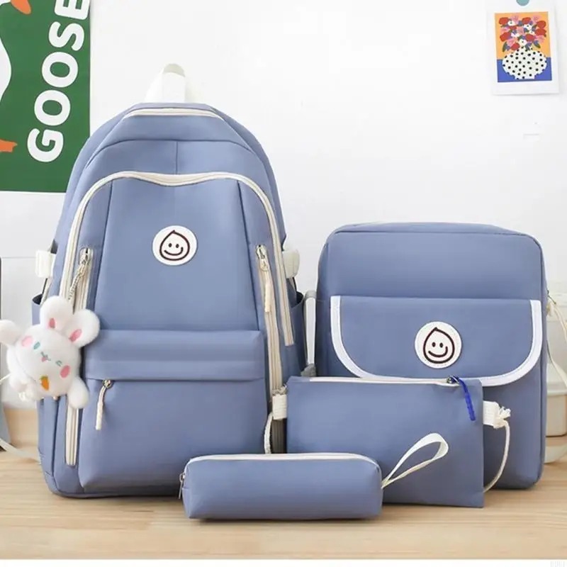 E06F Fashionable 4 in 1 Backpack Set for Girls Rucksack Carry Your Essential in
E06F Fashionable 4 in 1 Backpack Set for Girls Rucksack Carry Your Essential in