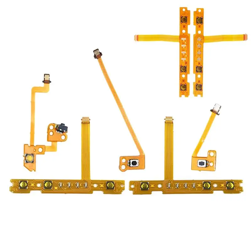 5 in 1 ZL ZR L SL SR Button Key Ribbon Flex Cable Replacement Repair Compatible with Switch Joy Con Controller Spare Parts
5 in 1 ZL ZR L SL SR Button Key Ribbon Flex Cable Replacement Repair Compatible with Switch Joy Con Controller Spare Parts