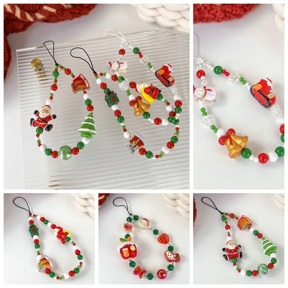 Christmas Series Snowman Bell Phone Chain Snowman Hat Bell Santa Crystal Beaded Hat Bell Lanyard Korean Style Hanging
Christmas Series Snowman Bell Phone Chain Snowman Hat Bell Santa Crystal Beaded Hat Bell Lanyard Korean Style Hanging