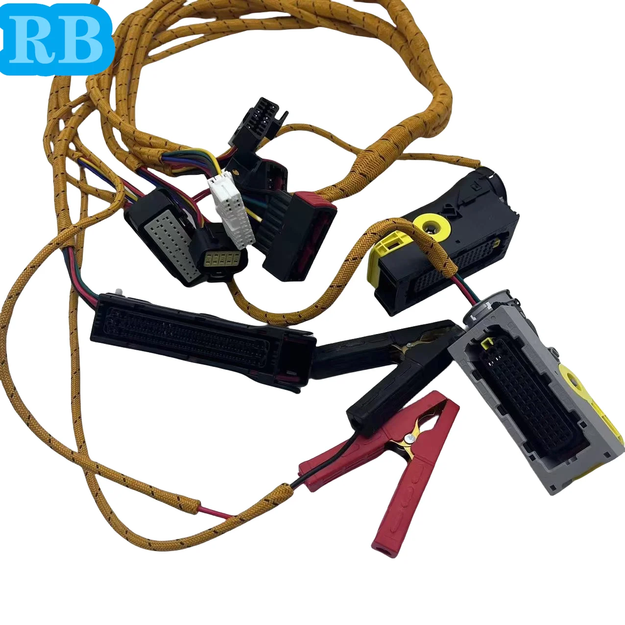 Volvo ECU flashing test cable, programming and diagnostic cable, multi-functional cable, multiple plugs
Volvo ECU flashing test cable, programming and diagnostic cable, multi-functional cable, multiple plugs