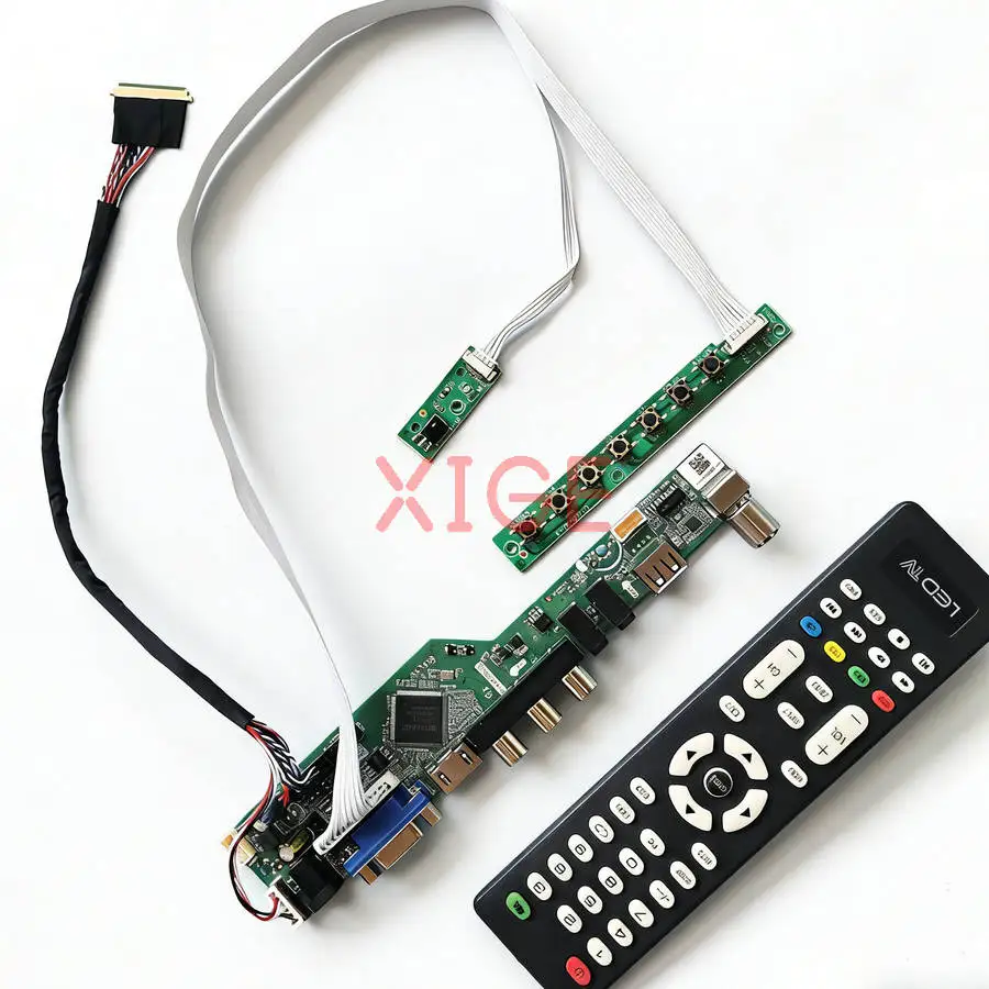 Controller Board Fit HSD101PFW2 M101NWT4 M101NWT2 HSD101PFW4 1024x600 Laptop Monitor 40Pin LVDS 1024*600 HDMI+VGA+AV+USB DIY Kit
Controller Board Fit HSD101PFW2 M101NWT4 M101NWT2 HSD101PFW4 1024x600 Laptop Monitor 40Pin LVDS 1024*600 HDMI+VGA+AV+USB DIY Kit