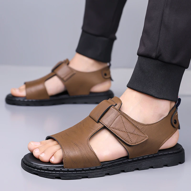 Casual Business Men's Sandals Elegant retro style Daily formal office Outdoor leisure street walking Breathable quality shoes
Casual Business Men's Sandals Elegant retro style Daily formal office Outdoor leisure street walking Breathable quality shoes