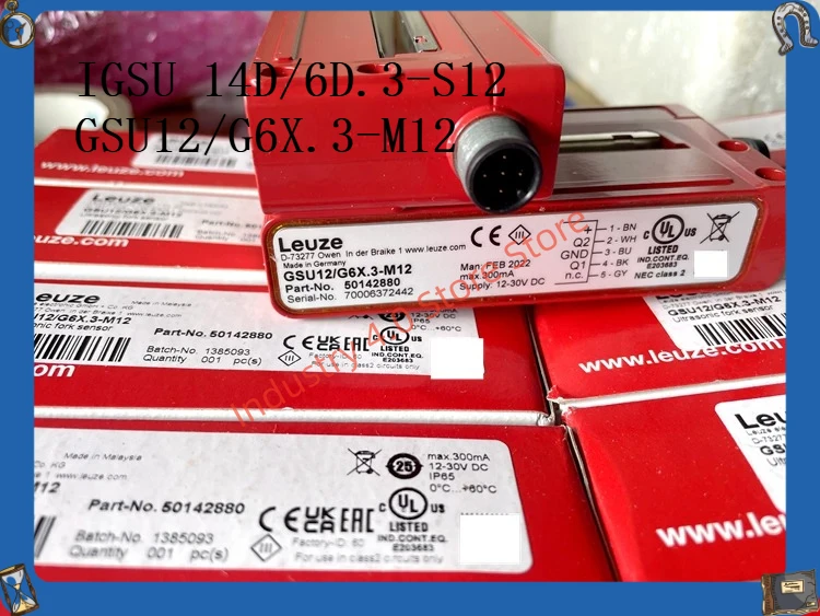 IGSU 14D/6D.3-S12 GSU12/G6X.3-M12 Ultrasonic Sensor 100% NEW
IGSU 14D/6D.3-S12 GSU12/G6X.3-M12 Ultrasonic Sensor 100% NEW