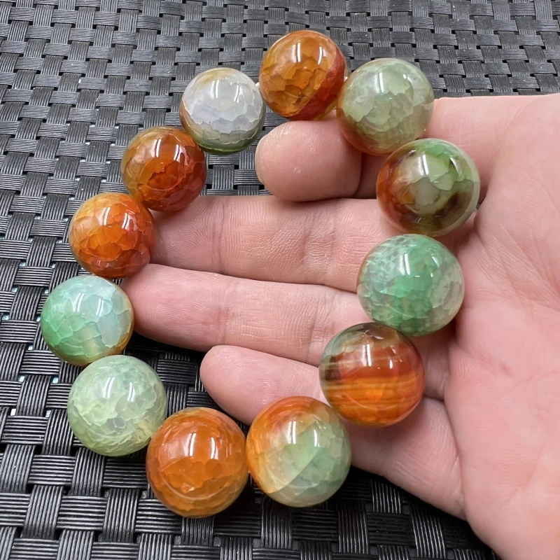 Scale Agate 18mm Bracelet, Fashionable Versatile Men and Women
Scale Agate 18mm Bracelet, Fashionable Versatile Men and Women